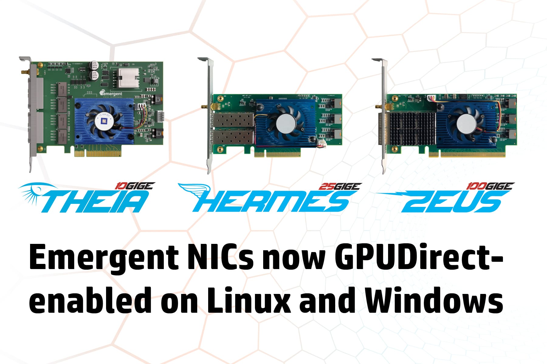 GPUDirect-fähige NICs für Windows und Linux