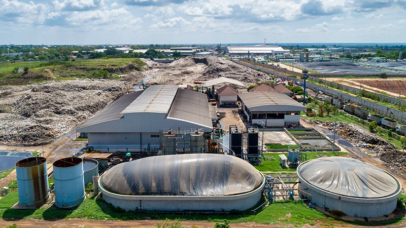 Deponiegasverbrennungssystem