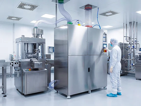 Isolator für Tablettenpressen