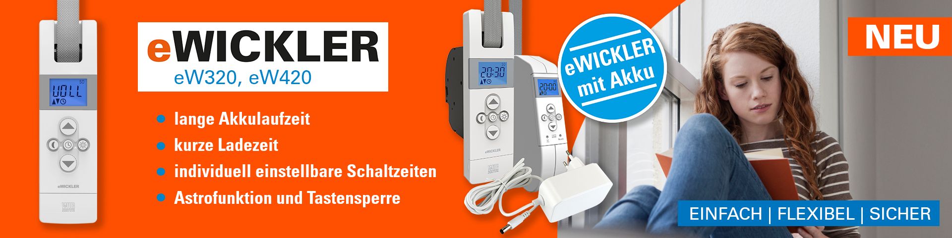Akku-Gurtwickler eW320/eW420