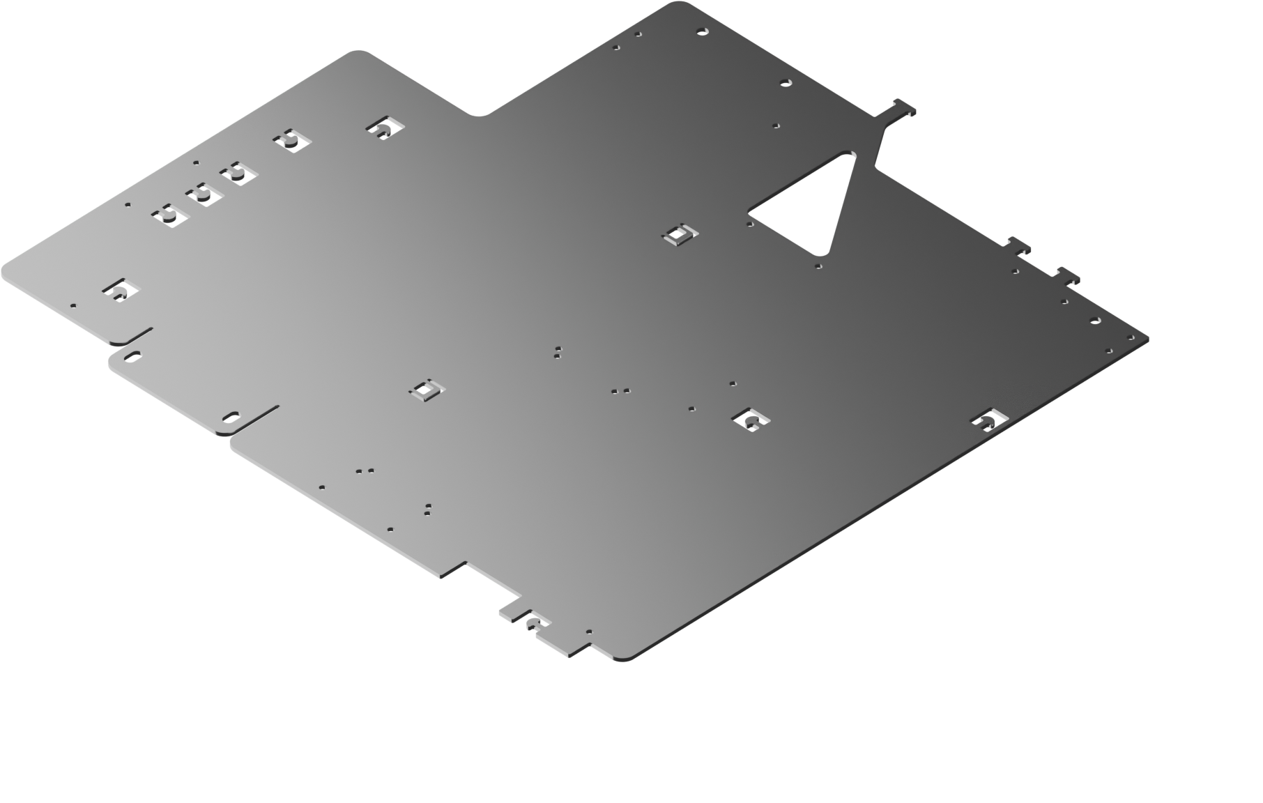 Lasergeschnittenes Bauteil