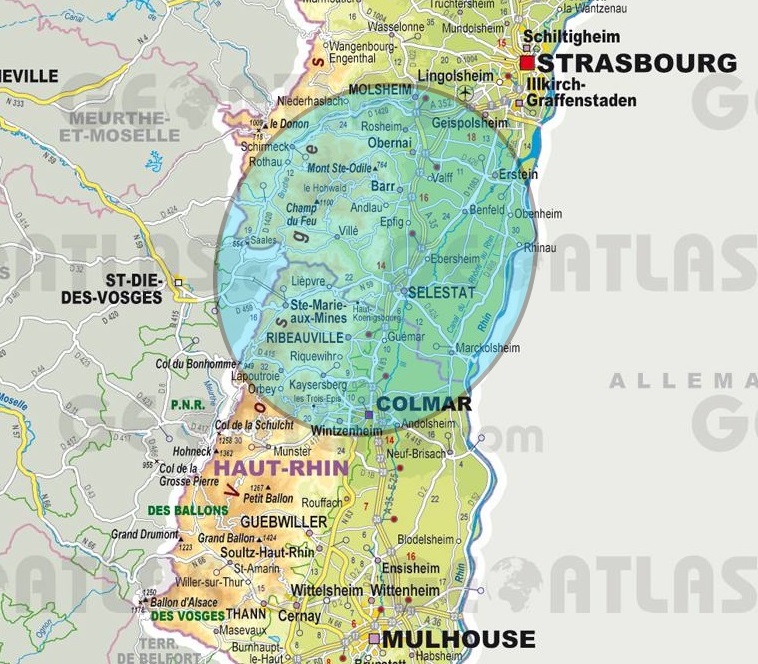 Einsatzgebiet Vallée de Villé und Umgebung