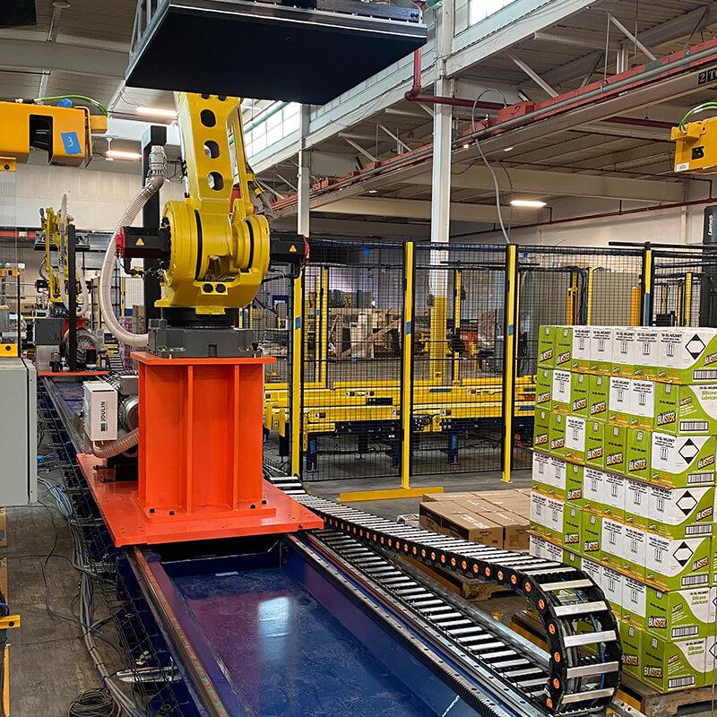 Cable Carrier im Fabrikeinsatz