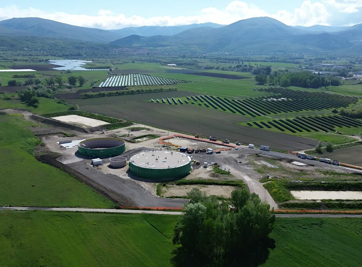 Baustelle Biomethananlage Collarmele