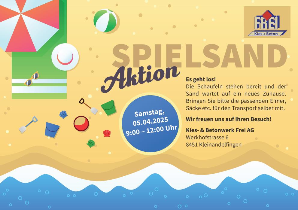 Spielsandaktion 2025