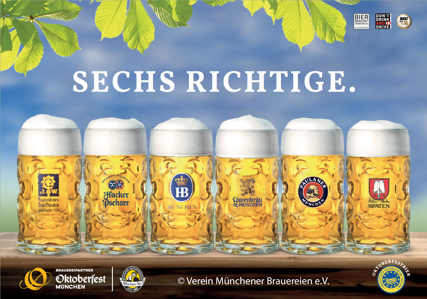 Oktoberfest 2023 – mit corosys-Anlagen hergestellte Biere
