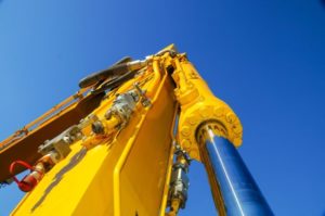 Baggerhydraulik mit ADDINOL Hydrauliköl