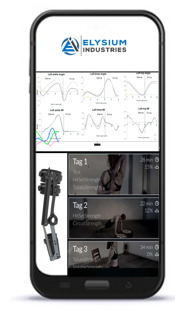 Elysium App – Trainings- und Reha-Steuerung