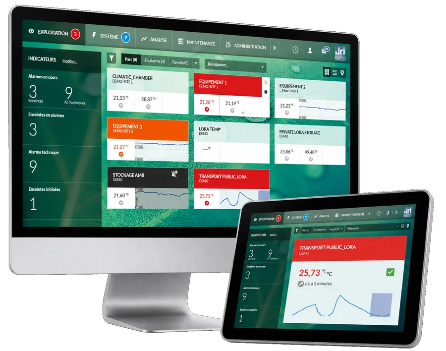 MySirius Monitoring von Kühlschränken und Lagern
