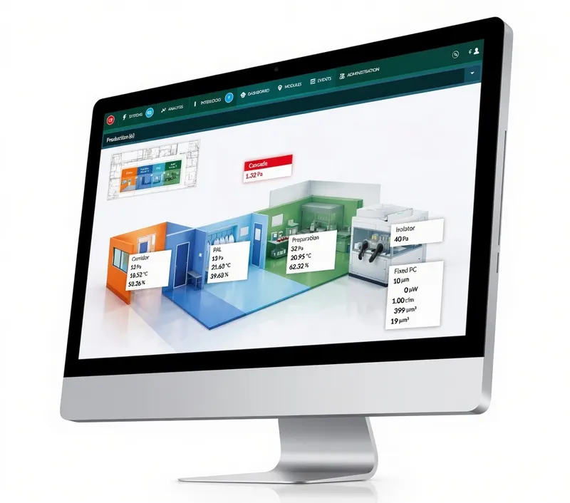 EMS-Plattform MySirius mit Reinraum-Dashboard