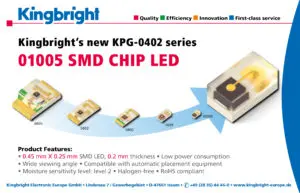 SMD-LED der Serie KPG-0402