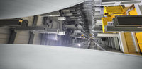 Kragarmlager für Stahl-Coils im Trafo-Werk