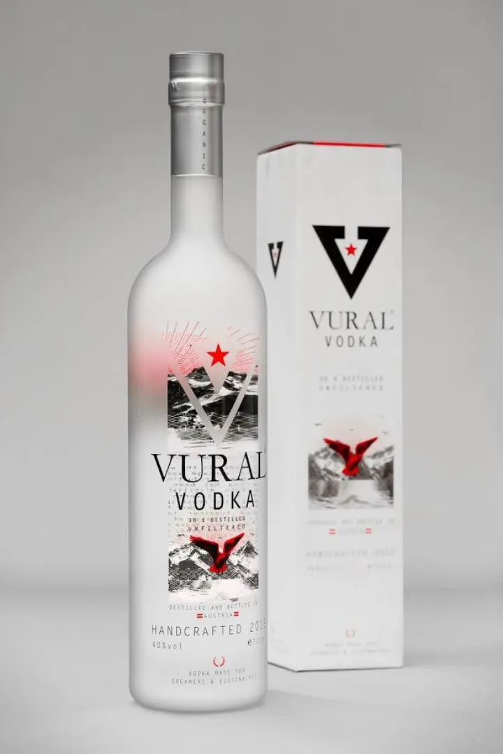 Vural Vodka Origin-Flasche