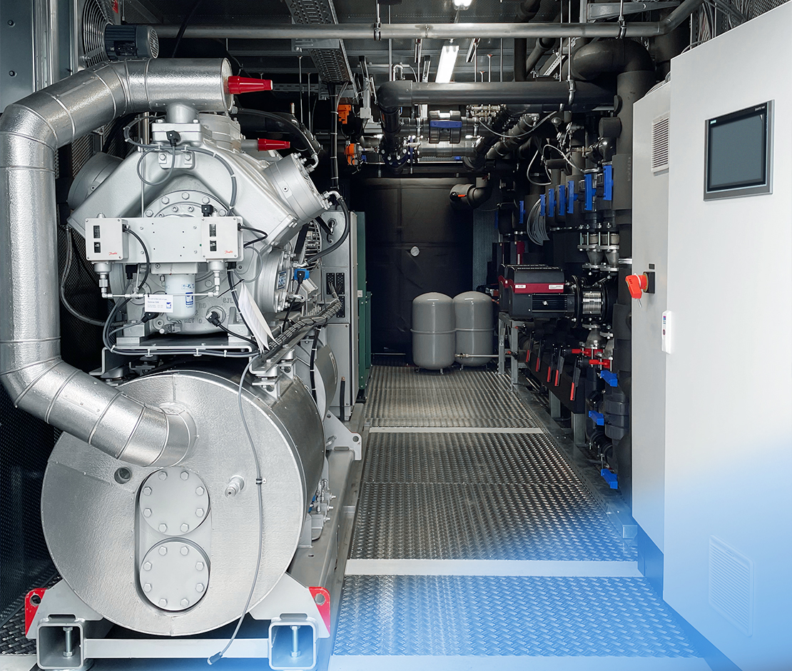 Kaltwasserzentrale KI-Rechenzentrum (1200 kW)