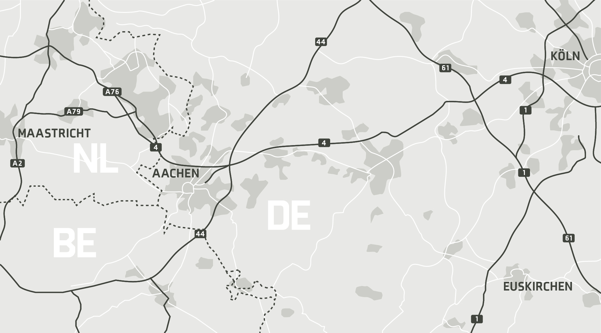 Liefergebiet Rheinland und Niederlande