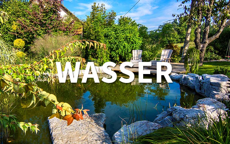 Water – water design in the garden