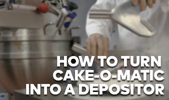 Cake-O-Matic als Depositor
