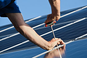 PV-Module auf Dach