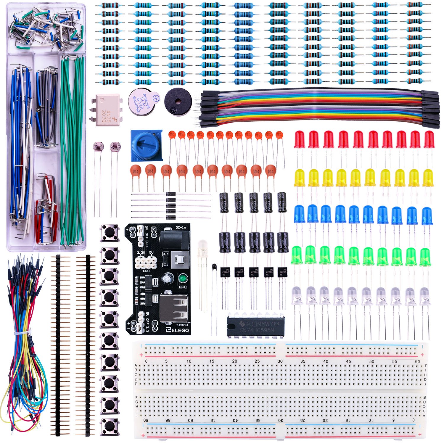 Bauteileset für Arduino Einsteiger