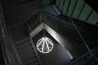 Lichtobjekt Treppenhaus Zeche Zollverein