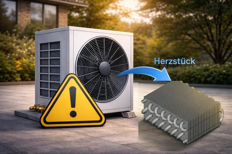 Lufteintrittszone mit alternierender Versetzung
