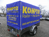 Beschriftete Plane Reifen Kompter