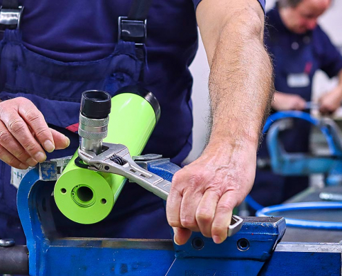 Reparatur in eigener Werkstatt