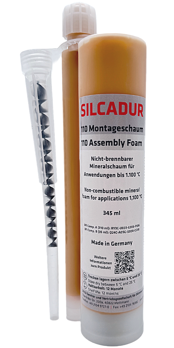 SILCADUR 110 Montageschaum, nicht-brennbarer Mineralschaum