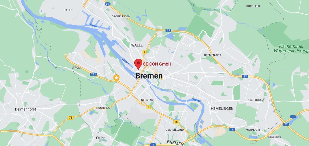 CE-CON Standorte im Überblick