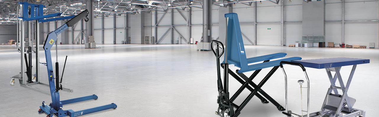 Hebezeuge in der Halle