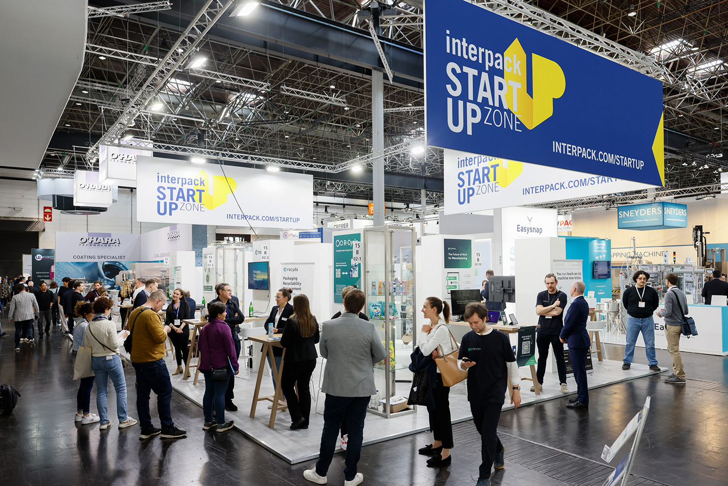 Messeauftritt interpack Start-Up Zone