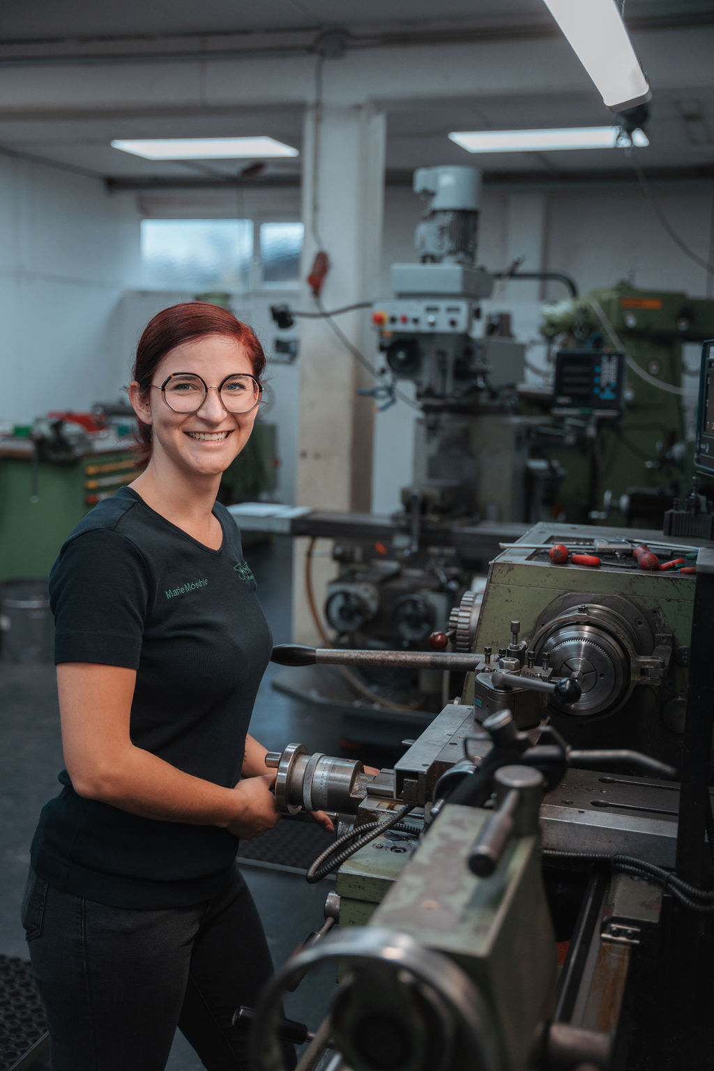 Fertigung in der hauseigenen Werkstatt