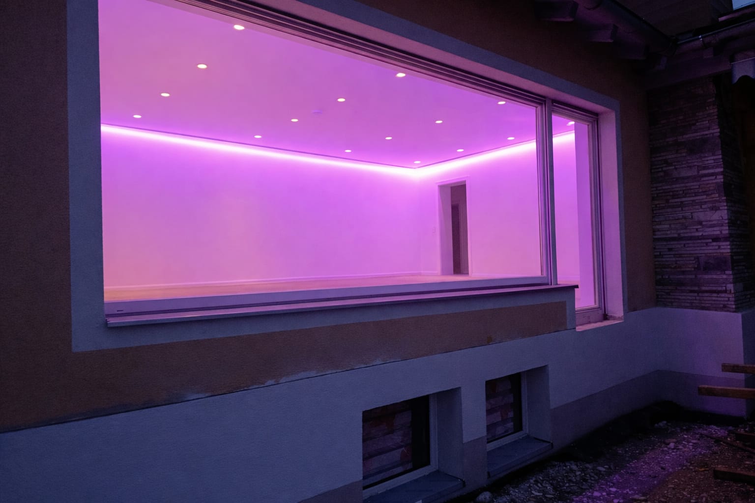 Indirekte Beleuchtung mit LED-Streifen