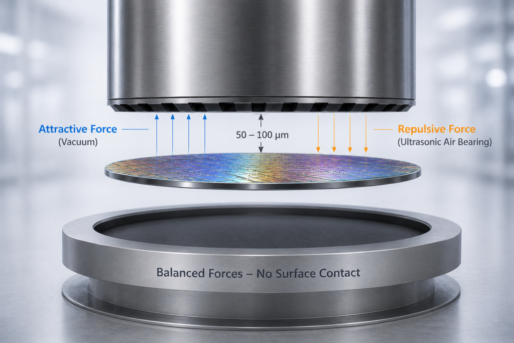 Topside Wafer Handling