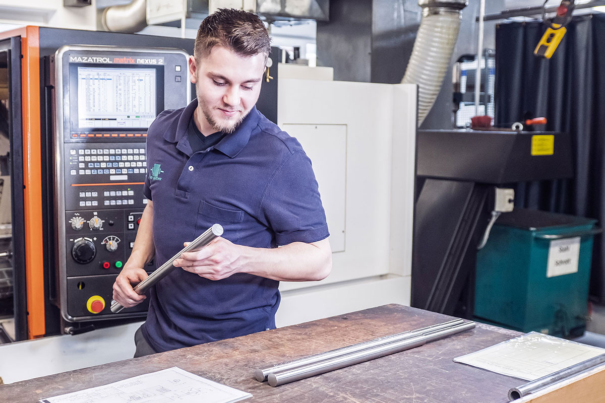 Mitarbeiter am Arbeitsplatz