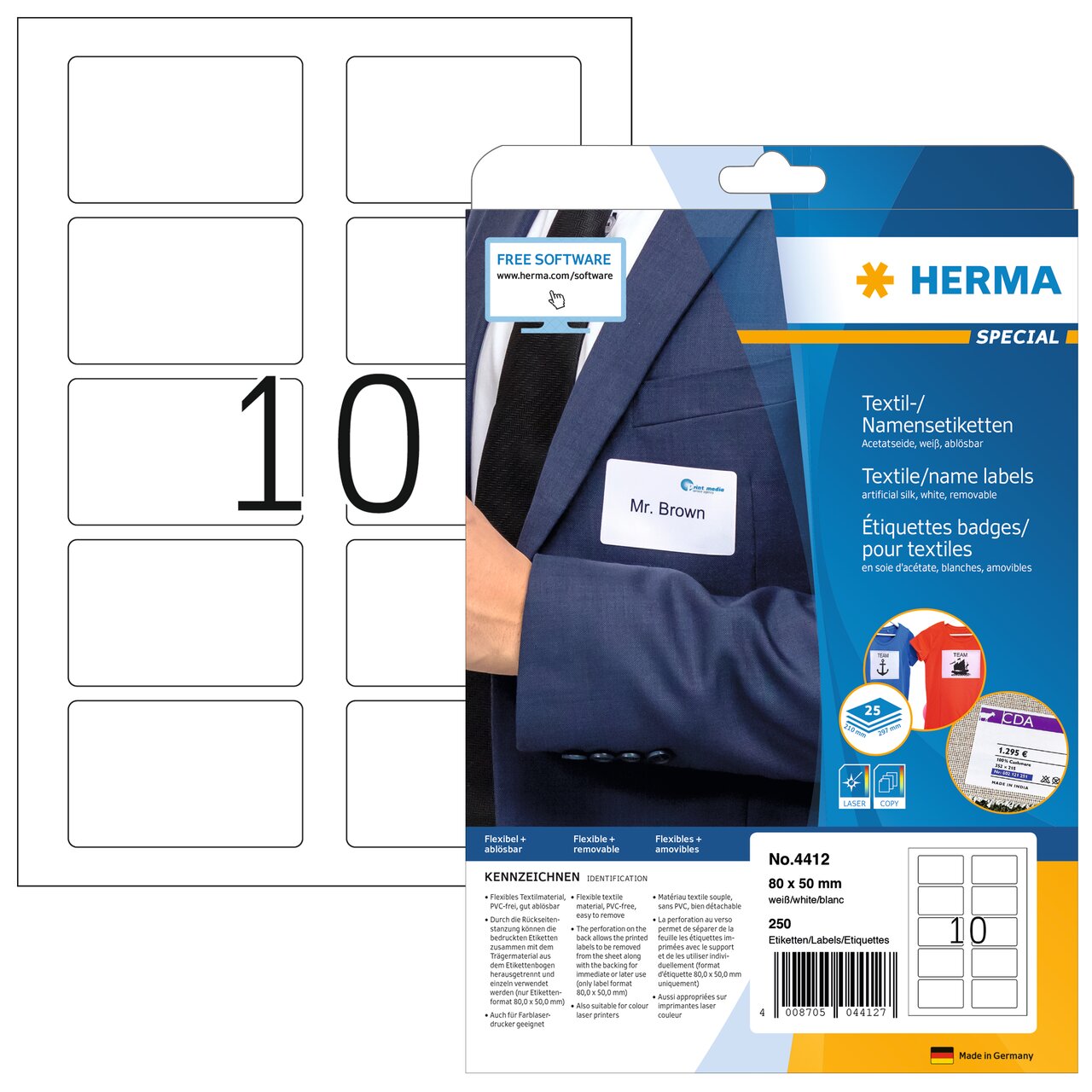 Namens-/Textiletiketten