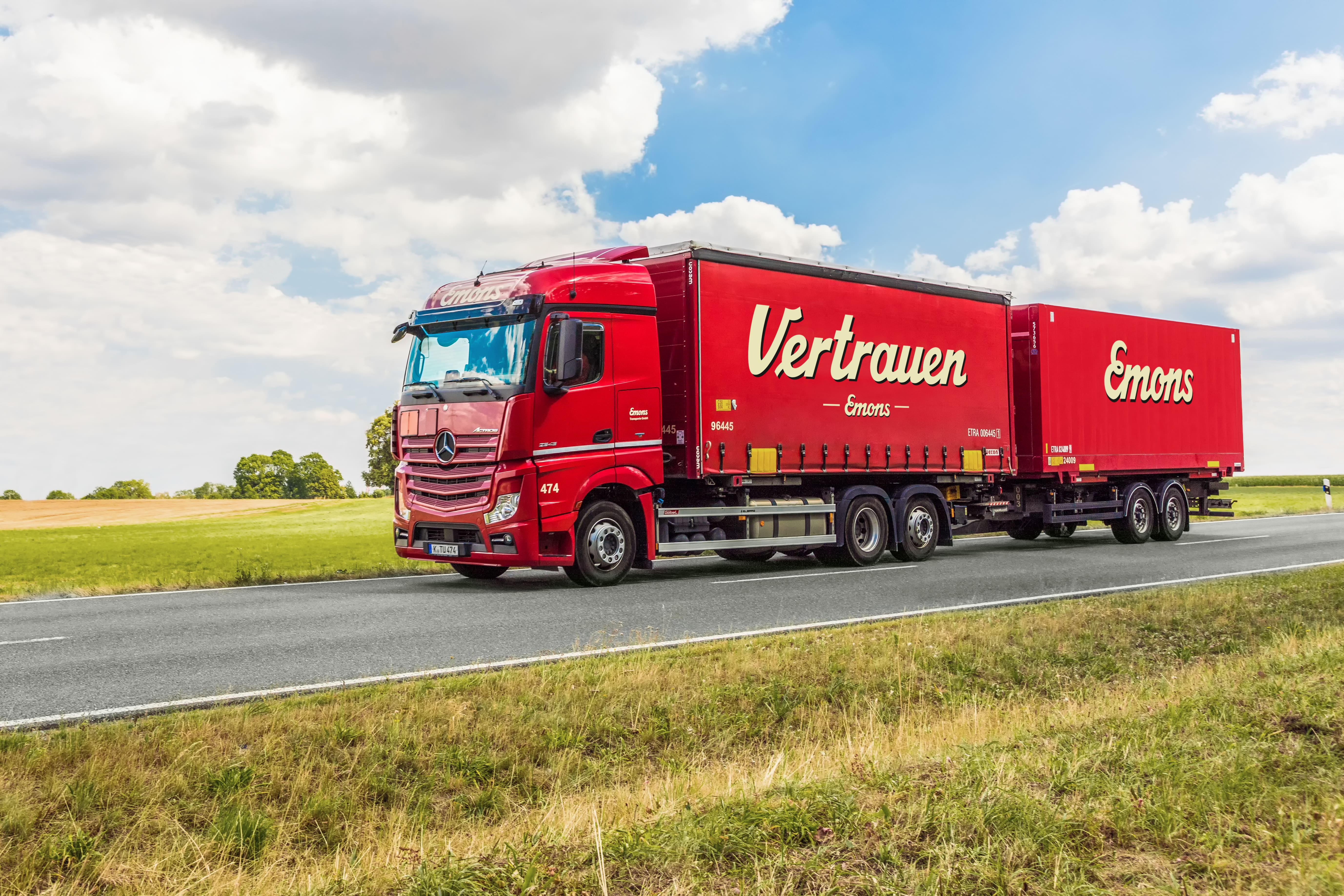 Lieferung durch Logistikpartner (LKW)