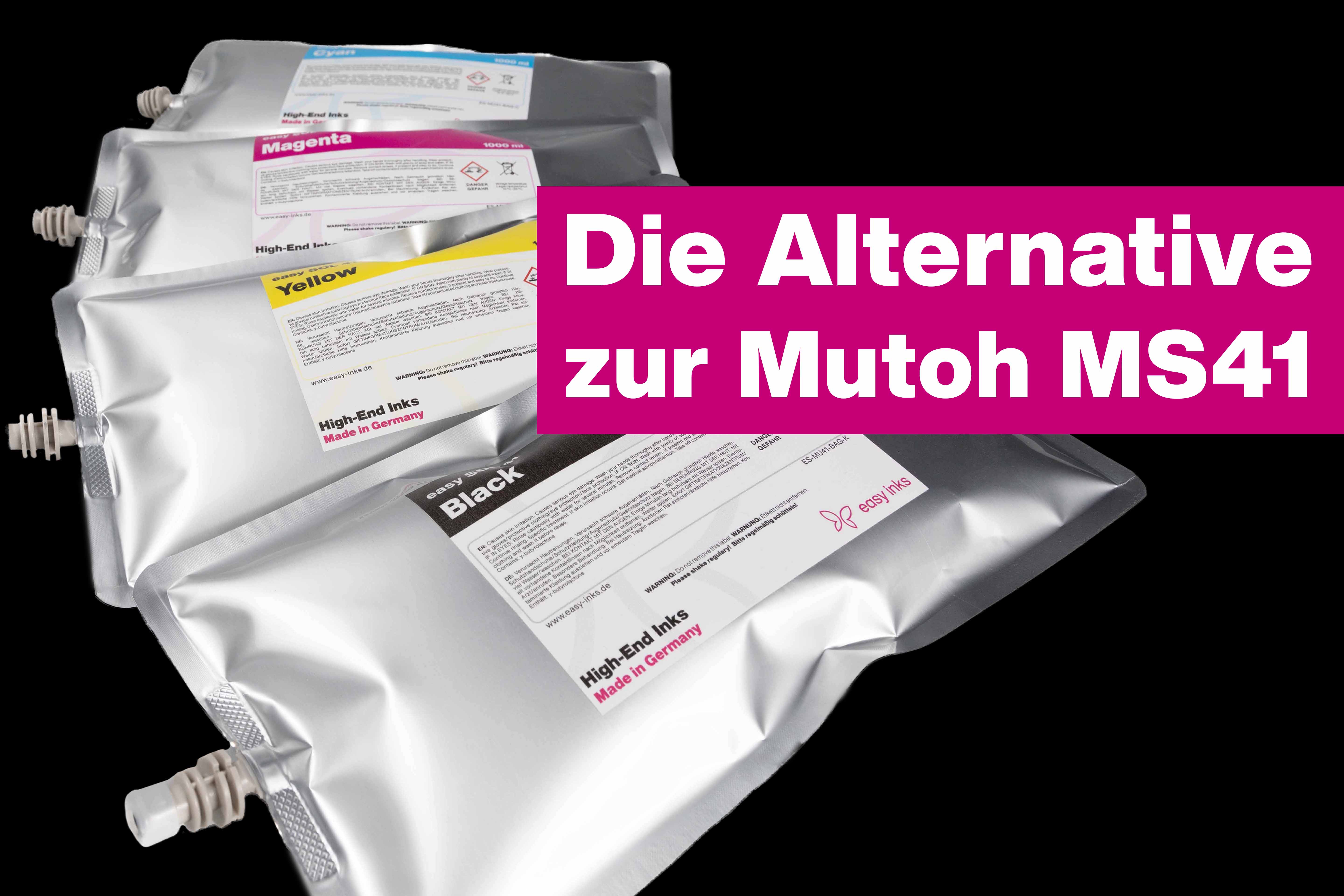 Mutoh MS41 Tintenbeutel (CMYK)