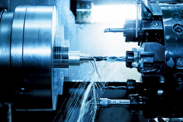 CNC-Bearbeitungszentrum bei der Arbeit