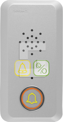 SL6 voice station with pictogram lenses and push button