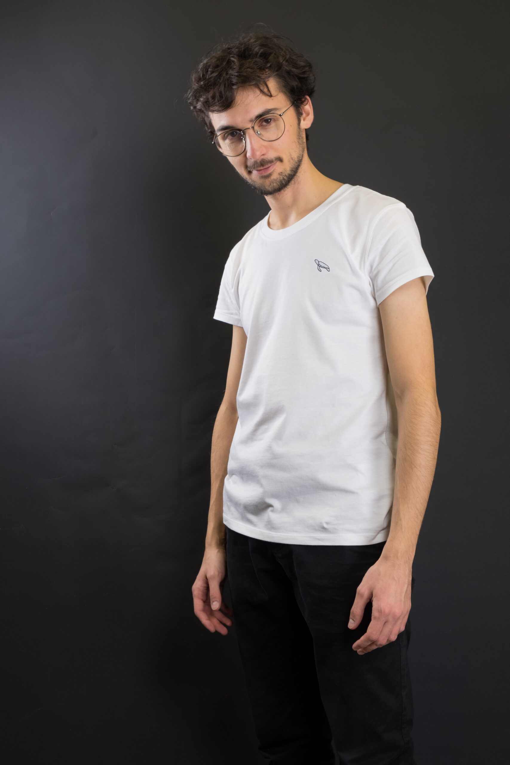 T-Shirt – edel – weiß