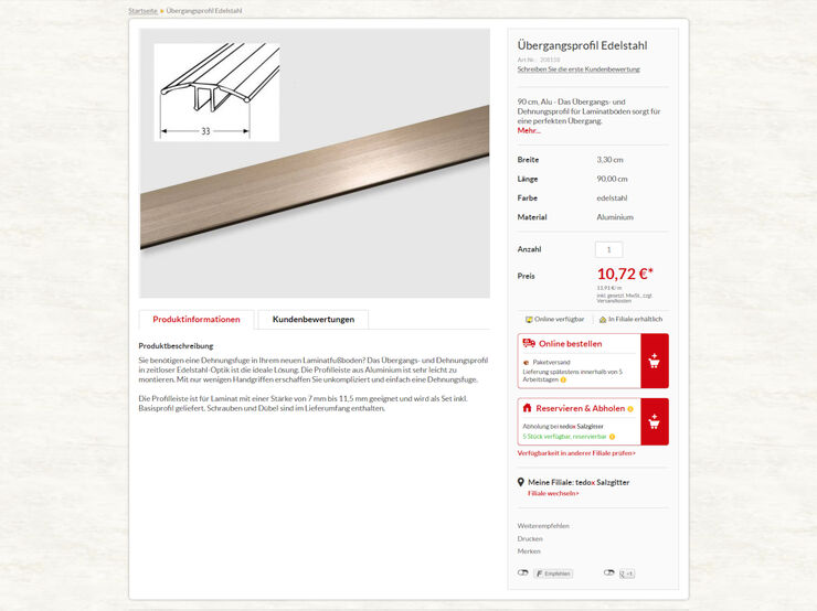 Webshop tedox (Magento 2)