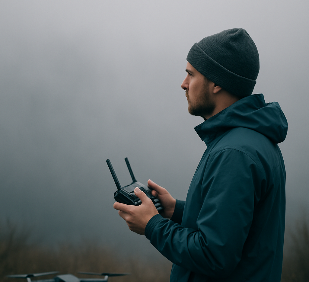 Luftverkehrsdaten im Nebel