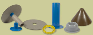 Accessory parts for the textile industry