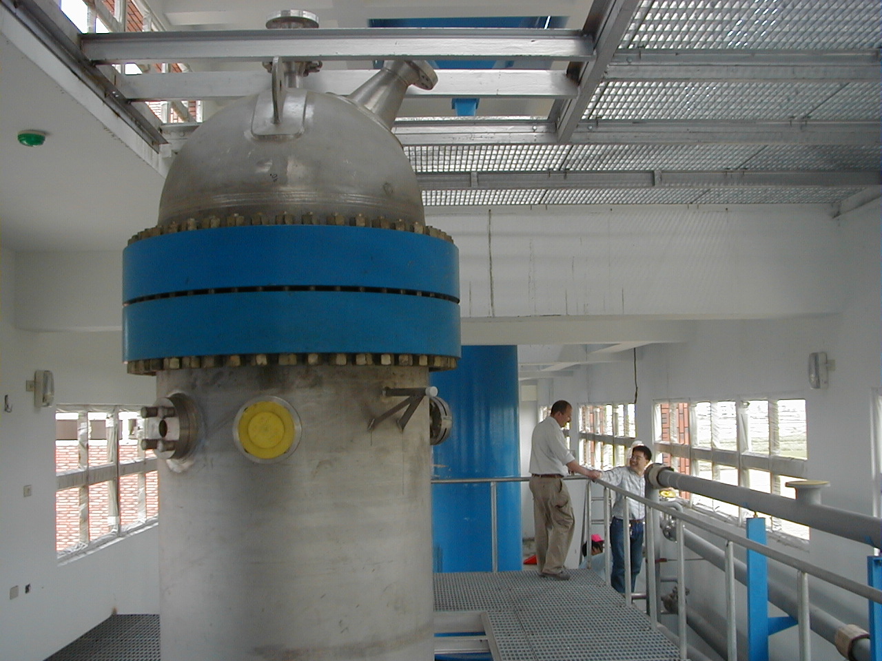 Reis-Extraktionsanlage in Taiwan, Waschkolonne