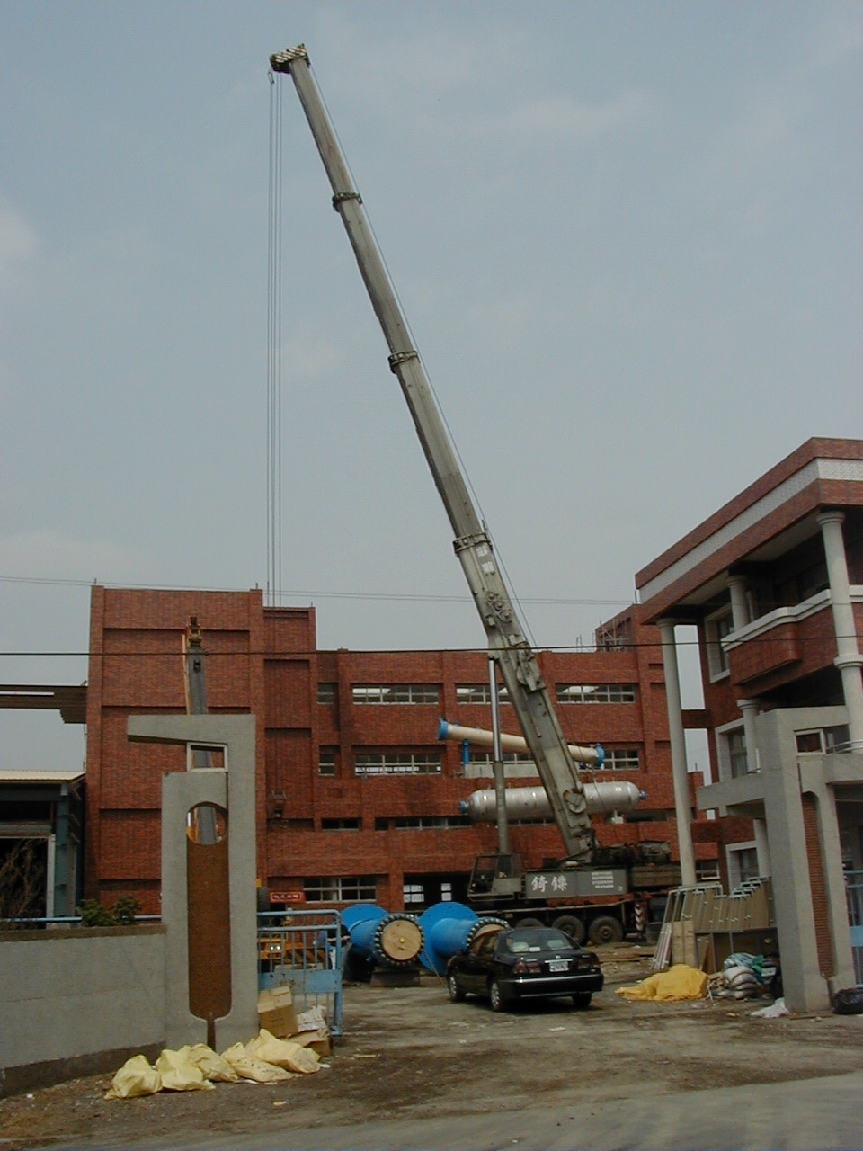 Anlagenmontage der CO2-Reisreinigungsanlage in Taiwan