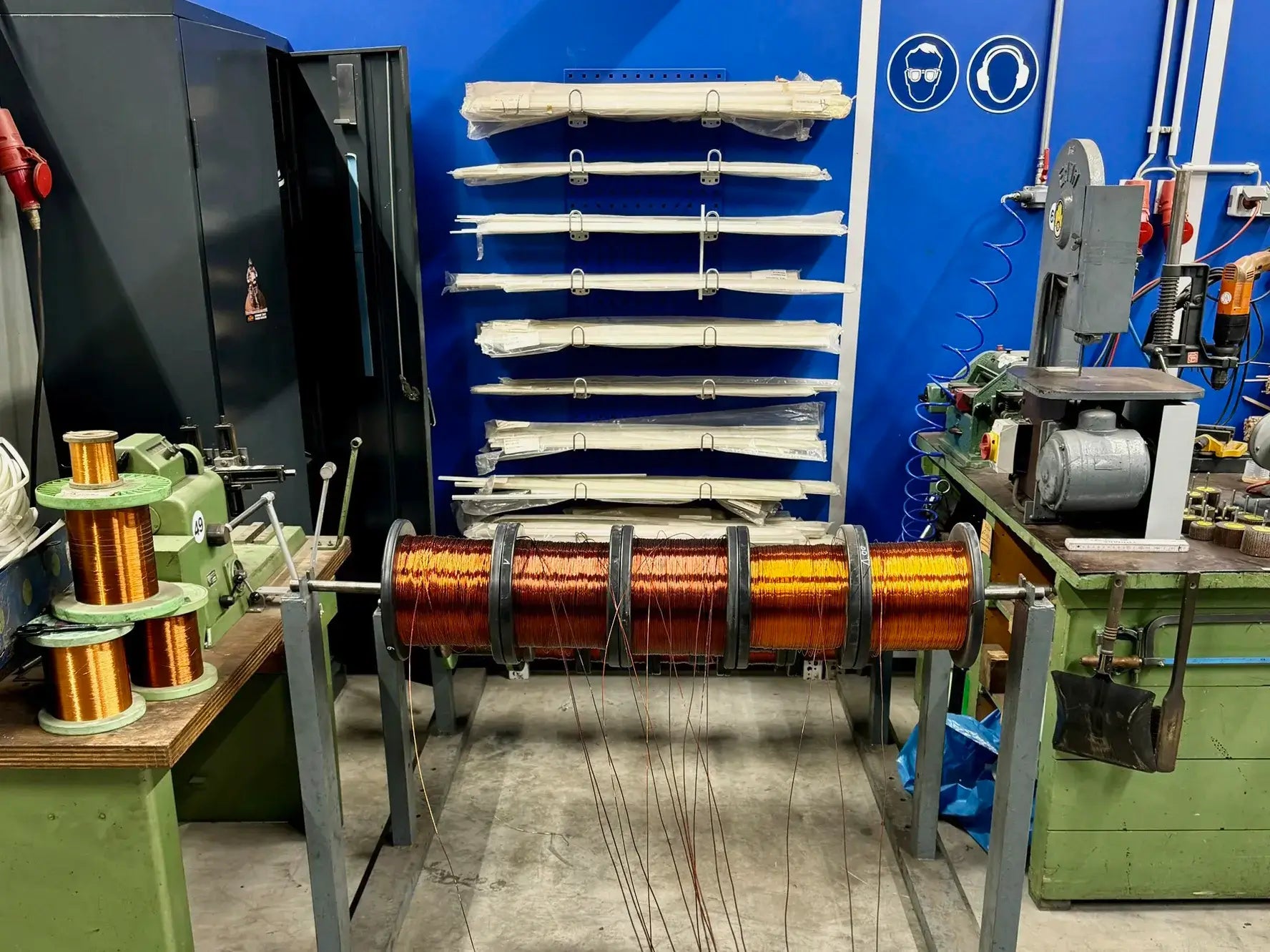 Neugewickelter Motorstator