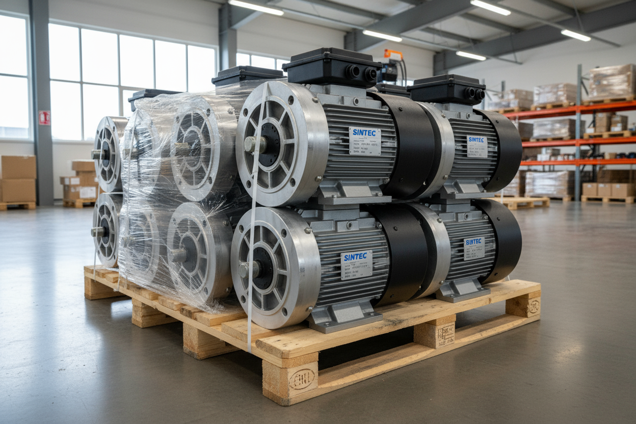 Fabrikneue SINTEC-Elektromotoren