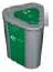 Müll-Aufgabestation der Abfallabsaugung
