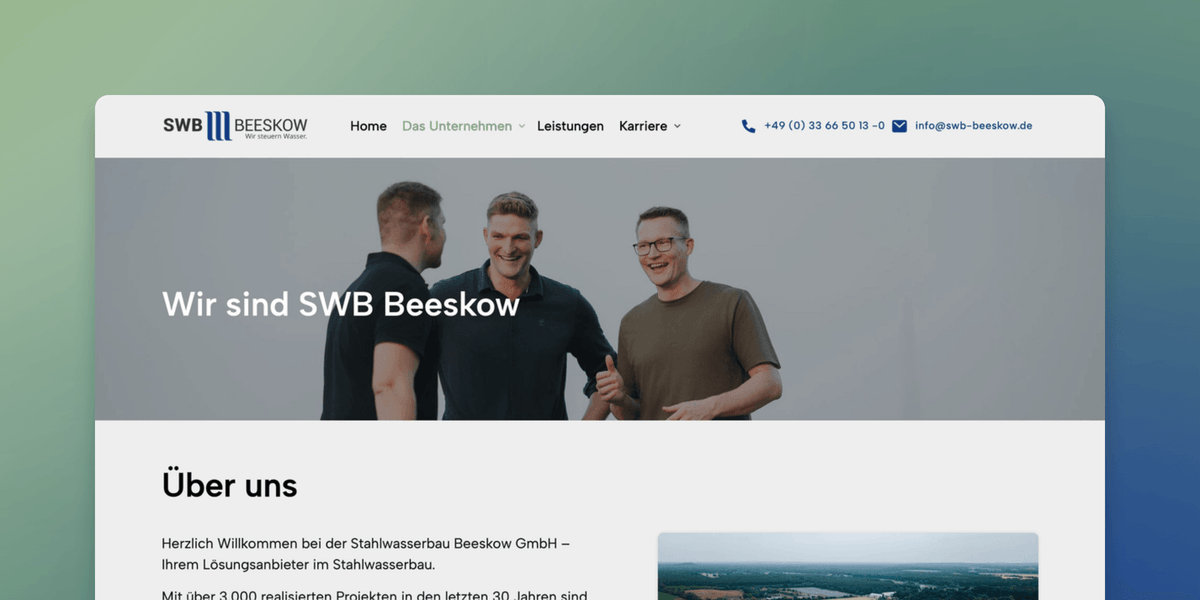 SWB Beeskow – Fertigung